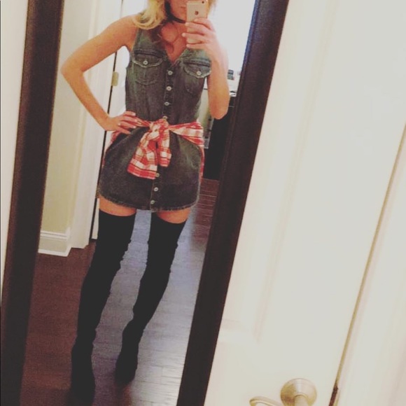 Jeffrey Campbell Shoes - Jeffrey Campbell over the knee black boots